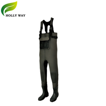 Neoprene Wader mit Knieschalter und Brusttasche